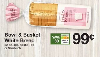 The Fresh Grocer White bread offer