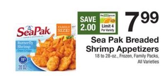 The Fresh Grocer Breaded shrimp appetizers offer