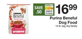 The Fresh Grocer Beneful dog food offer