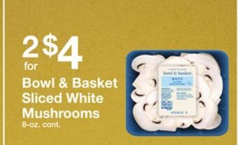 The Fresh Grocer Sliced white mushrooms offer