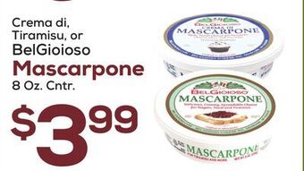 DeCicco & Sons Belgioioso mascarpone offer