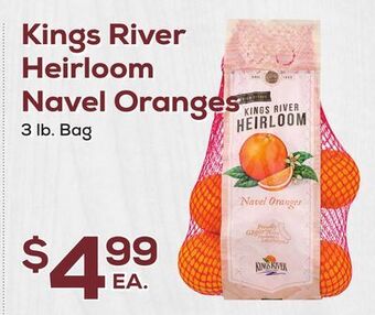 DeCicco & Sons Kings river heirloom navel oranges offer