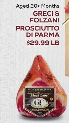 DeCicco & Sons Greci & folzani prosciutto di parma offer