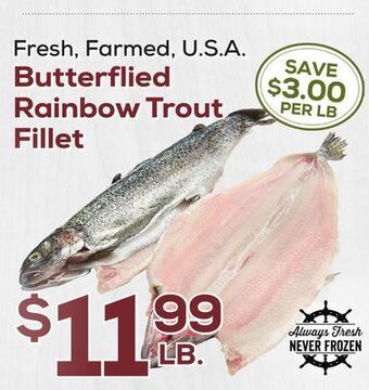 DeCicco & Sons Butterflied rainbow trout fillet offer