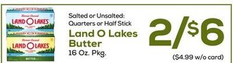 DeCicco & Sons Land o lakes butter offer