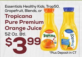 DeCicco & Sons Tropicana pure premium orange juice offer