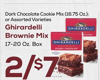 DeCicco & Sons Ghirardelli brownie mix 17-20 oz. box offer