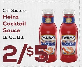 DeCicco & Sons Heinz cocktail sauce offer