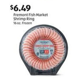 Aldi Fremont Fish Market Shrimp Ring 16 oz offer