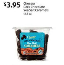 Aldi Choceur Dark Chocolate Sea Salt Caramels 13.8 oz offer