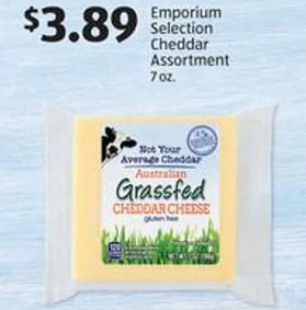 Aldi Emporium Selection Cheddar Assortment 7 oz offer