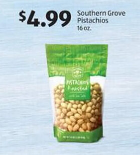 Aldi Southern Grove Pistachios 16 oz offer