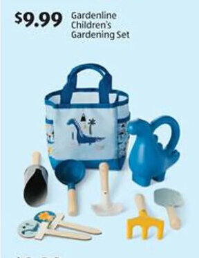 Aldi Gardenline Children's Gardening Set offer