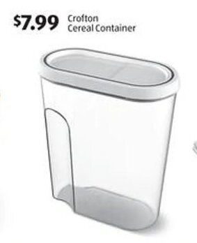 Aldi Crofton Cereal Container offer