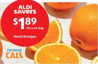 Aldi Navel Oranges offer