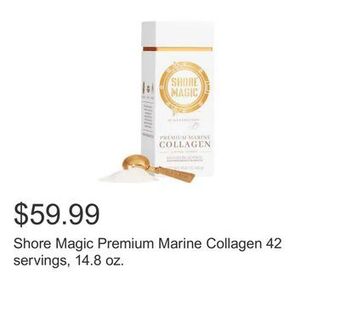 Costco Shore magic premium marine collagen 42 servings, 14.8 oz. offer
