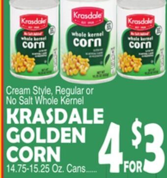 Bravo Supermarkets Krasdale golden corn offer
