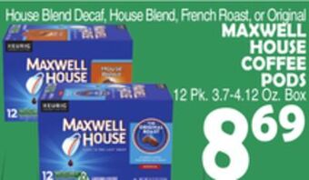 Bravo Supermarkets Maxwell house coffee pods offer