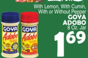 Bravo Supermarkets Goya adobo offer