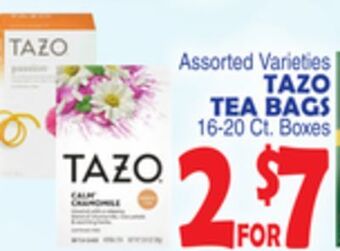 Bravo Supermarkets Tazo tea bags offer