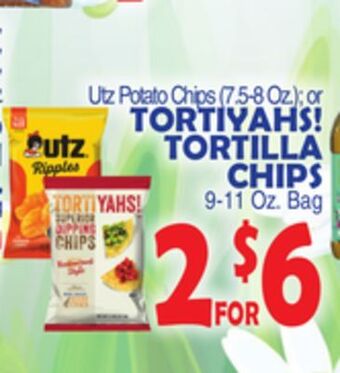 Bravo Supermarkets Tortiyahs! tortilla chips 9-11 oz. bag offer