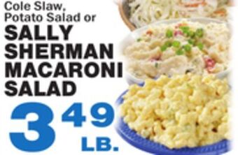 Bravo Supermarkets Sally sherman macaroni salad offer