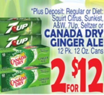 Bravo Supermarkets Canada dry ginger ale offer