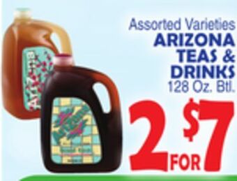 Bravo Supermarkets Arizona teas & drinks offer