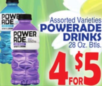 Bravo Supermarkets Powerade drinks offer