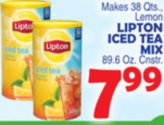 Bravo Supermarkets Lipton iced tea mix offer