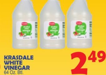 Bravo Supermarkets Krasdale white vinegar offer