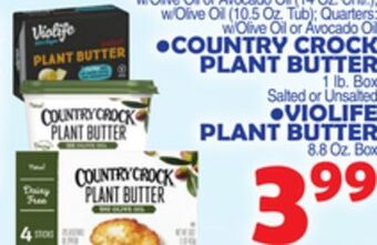 Bravo Supermarkets Country crock plant butter, 1 lb. box offer