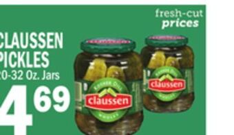 Bravo Supermarkets Claussen pickles offer