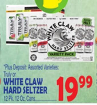 Bravo Supermarkets White claw hard seltzer offer