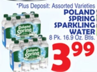 Bravo Supermarkets Poland spring sparkling water offer
