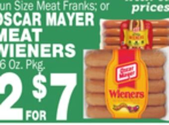 Bravo Supermarkets Oscar mayer meat wieners offer