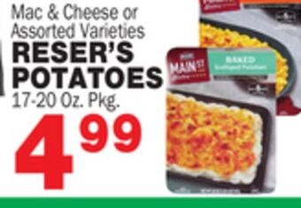Bravo Supermarkets Reser's potatoes offer