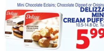 Bravo Supermarkets Delizza mini cream puffs offer