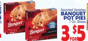 Bravo Supermarkets Banquet pot pies offer