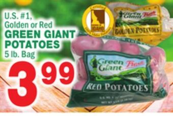 Bravo Supermarkets Green giant potatoes offer