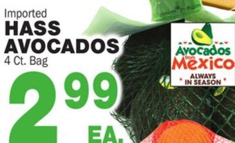 Bravo Supermarkets Hass avocados offer