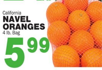 Bravo Supermarkets Navel oranges offer