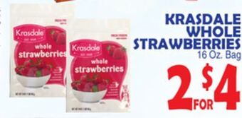 Bravo Supermarkets Krasdale whole strawberries offer