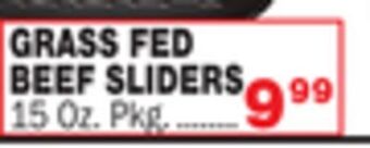 Bravo Supermarkets Grass fed beef sliders offer