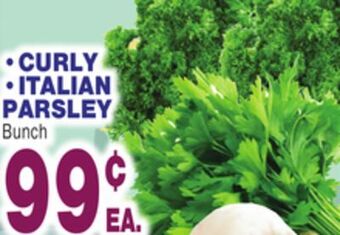 Bravo Supermarkets Curly, italian parsley offer