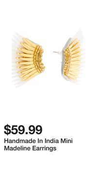 TJ Maxx Handmade in india mini madeline earrings offer
