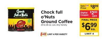 ShopRite Ground coffee offer