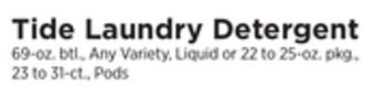 ShopRite Laundry detergent offer