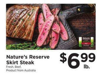 ShopRite Skirt steak offer