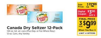 ShopRite Seltzer 12-pack offer